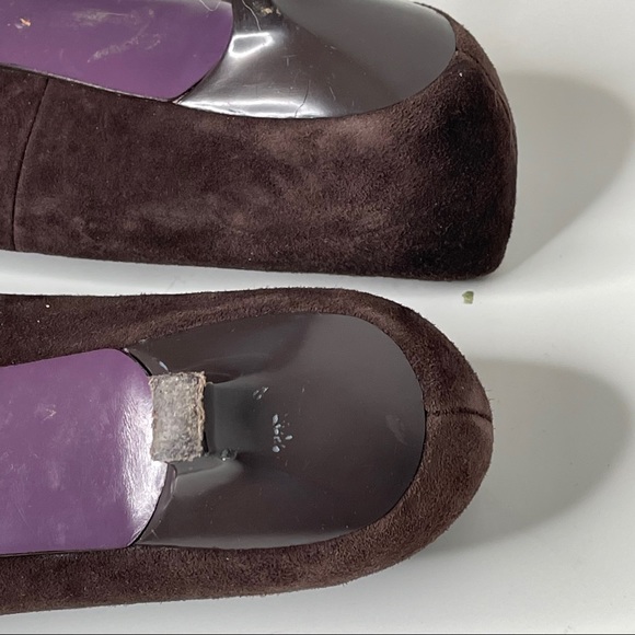 Tyler Richard Tyler brown suede shoes size 7.5 - Picture 10 of 12
